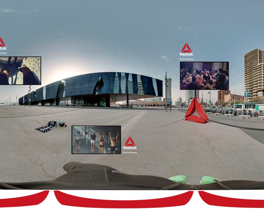 Aplicación realidad virtual Reebok Barcelona Forum