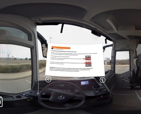 Realidad Virtual Interactiva - video 360 Mercedes Daimler