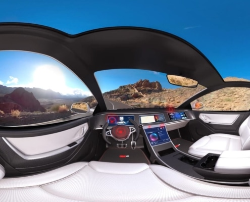 realidad virtual coche simulador 3m 360