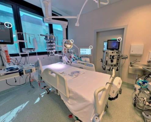 realidad virtual hospital interactivo